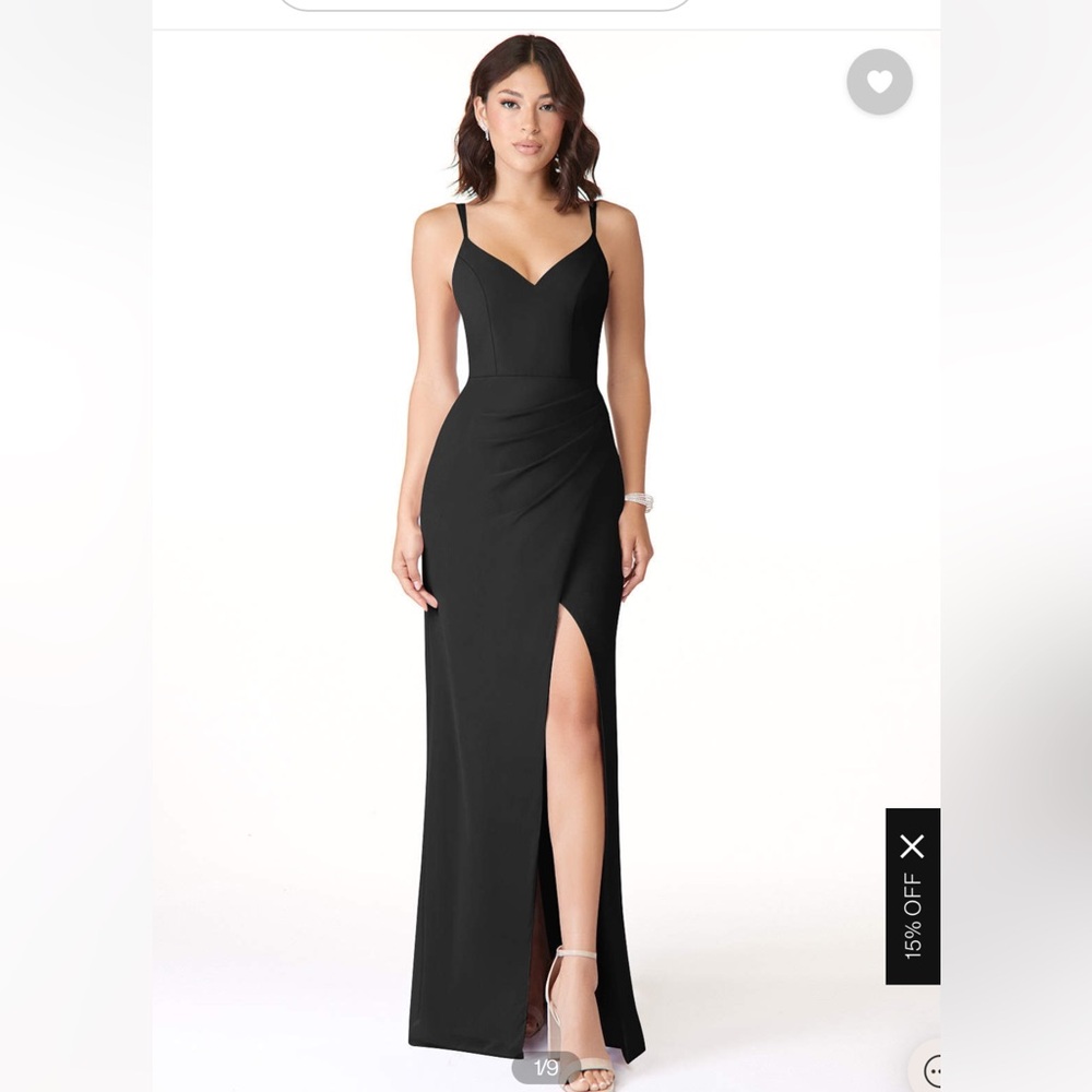 Azazie Black Evening Gown